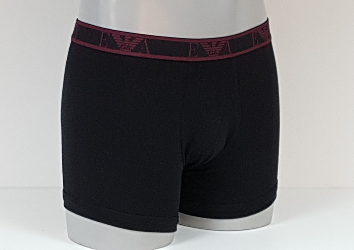 Armani Men's Basamento black boxer short Armani Men's Basamento black boxer short