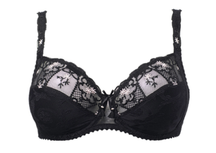 Louisa Bracq Marie-Antoinette black non-padded bra Louisa Bracq Marie-Antoinette black non-padded bra