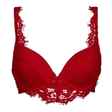 After Eden Sunny red push up bra