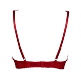 After Eden Sunny red push up bra