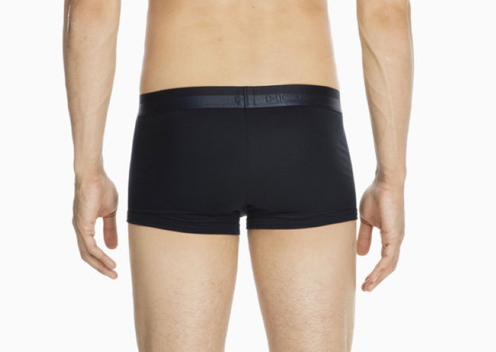 HOM HO1 navy blue boxer short HOM HO1 navy blue boxer short
