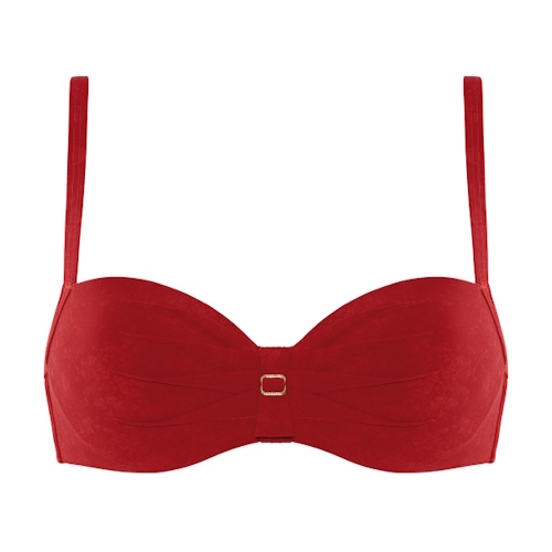 Marlies Dekkers Swimwear Puritsu red padded bikini bra Marlies Dekkers Swimwear Puritsu red padded bikini bra