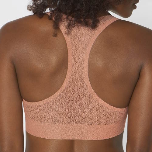 Sloggi Zero Feel Lace salmon wireless bra Sloggi Zero Feel Lace salmon wireless bra