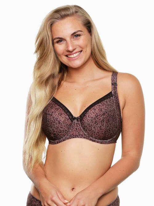 LingaDore Magic brown/print non-padded bra LingaDore Magic brown/print non-padded bra