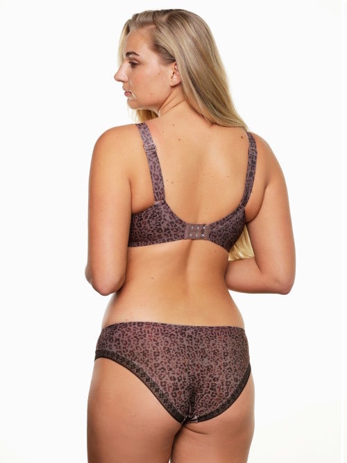 LingaDore Magic brown/print non-padded bra LingaDore Magic brown/print non-padded bra
