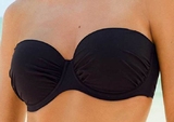 Rosa Faia Beach Cosima black padded bikini bra