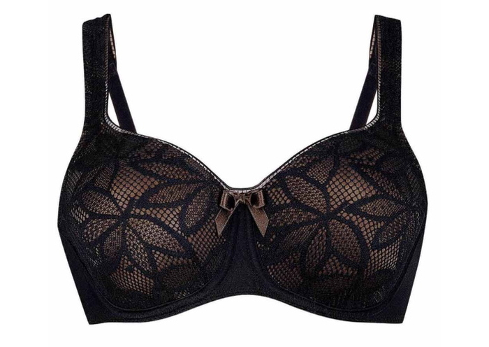 Rosa Faia Selena black non-padded bra Rosa Faia Selena black non-padded bra