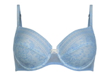 Rosa Faia Fleur blue soft-cup bra
