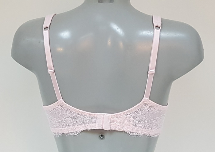 Elbrina Embroid baby pink padded bra Elbrina Embroid baby pink padded bra