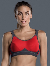 Anita Active Extreme Control red sport bra