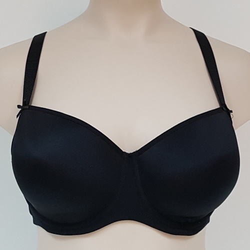 After Eden D-Cup & Up Piazza black padded bra