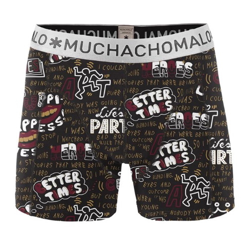 Muchachomalo Beehive Pinata black/print boxer short Muchachomalo Beehive Pinata black/print boxer short