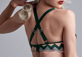 Marlies Dekkers Courage green/print push up bra