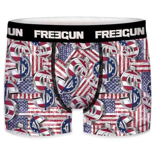Freegun USA SPORTS black/multicolor sport boxershort Freegun USA SPORTS black/multicolor sport boxershort