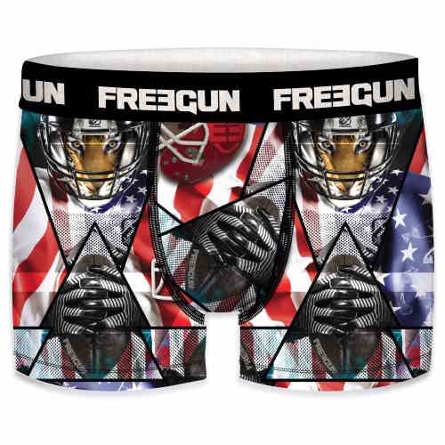 Freegun USA SPORTS black/multicolor sport boxershort Freegun USA SPORTS black/multicolor sport boxershort