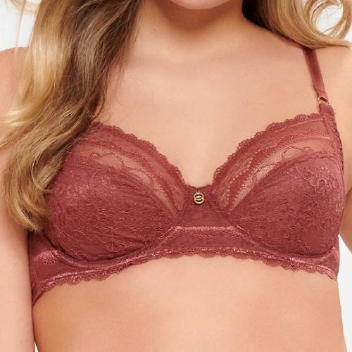 LingaDore Sable sable red soft-cup bra