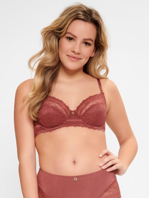 LingaDore Sable sable red non-padded bra LingaDore Sable sable red non-padded bra