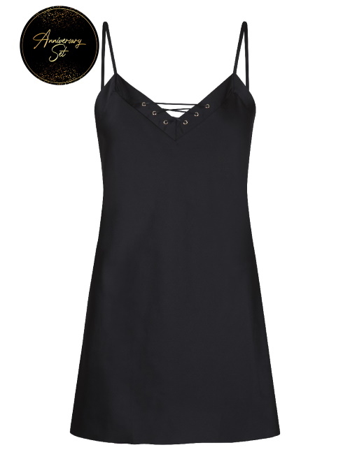 LingaDore Night Anniversary black slipdress LingaDore Night Anniversary black slipdress