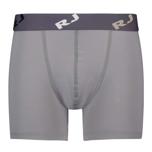 RJ Bodywear Men Pure Color  grey micro boxershort