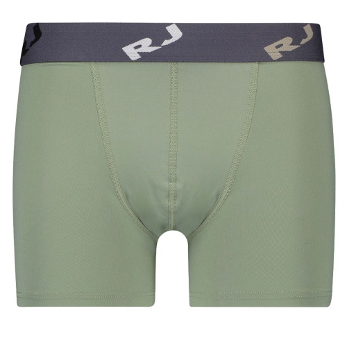 RJ Bodywear Men Pure Color  olive green micro boxershort
