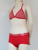 Boobs & Bloomers Starry red/white set