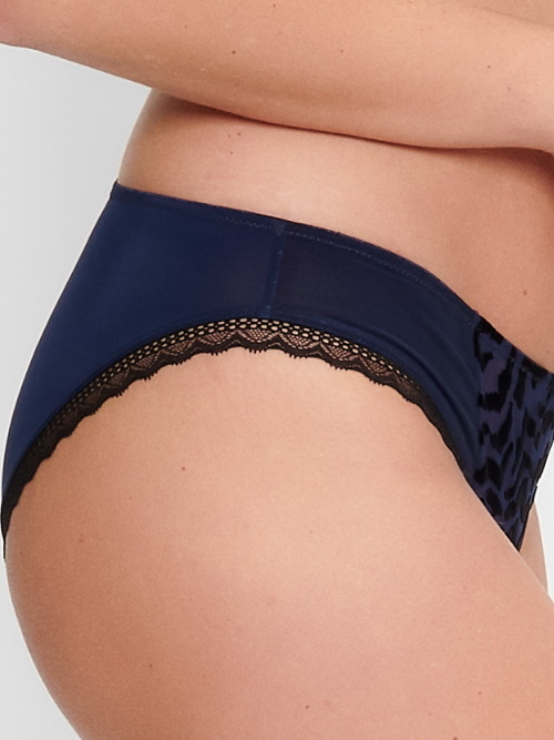 LingaDore Black Iris blue/black brief LingaDore Black Iris blue/black brief