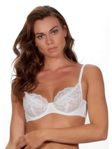 After Eden Nature Friendly white soft-cup bra