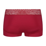 RJ Bodywear Pure Color Lace dark red short