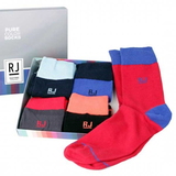 RJ Bodywear Men Pure Color  multicolor socks