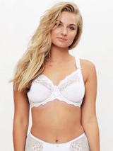 LingaDore Daily Full Coverage Lace ivory soft-cup bra
