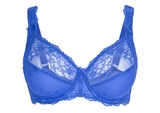 LingaDore Daily Full Coverage Lace cobalt soft-cup bra