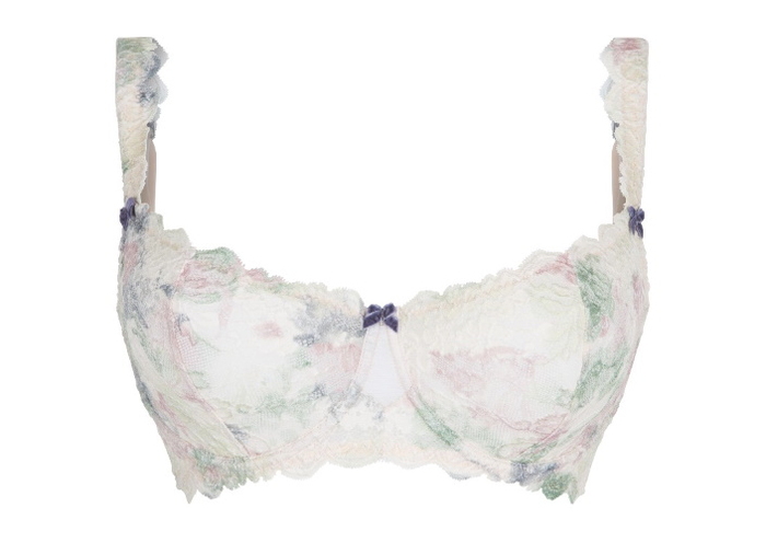 LingaDore Bluebay ivory/print non-padded bra LingaDore Bluebay ivory/print non-padded bra