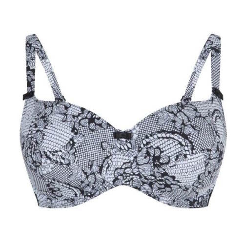 LingaDore Papagayo white/black padded bra LingaDore Papagayo white/black padded bra