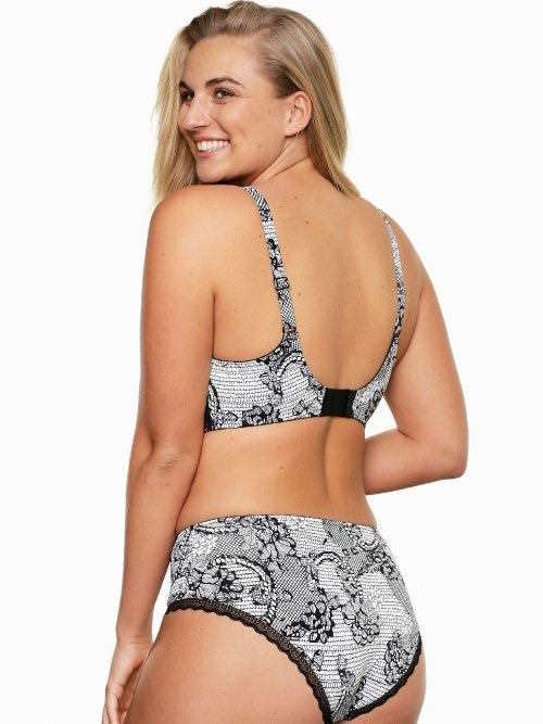 LingaDore Papagayo white/black padded bra LingaDore Papagayo white/black padded bra