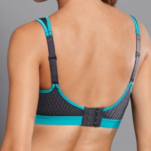 Anita Active Air Control grey/blue sport bra Anita Active Air Control grey/blue sport bra
