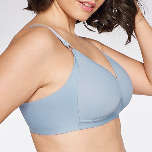 Naturana Side smoother blue wireless bra Naturana Side smoother blue wireless bra