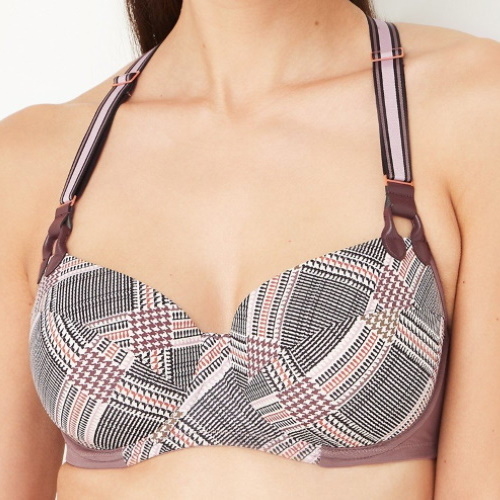 Marlies Dekkers Gloria brown/print padded bra Marlies Dekkers Gloria brown/print padded bra