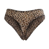 Limar Into the Wild brown/print thong
