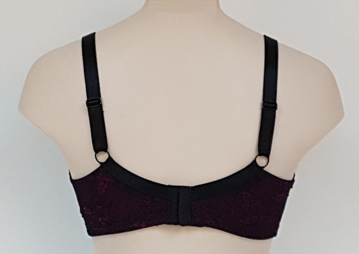 Elbrina Valerie Glamour black/pink padded bra Elbrina Valerie Glamour black/pink padded bra