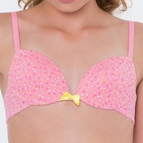 Boobs & Bloomers Izzy pink/white girls bra