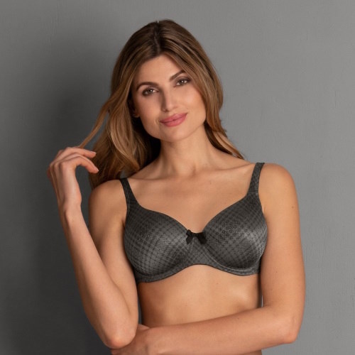 Rosa Faia Caroline anthracite non-padded bra Rosa Faia Caroline anthracite non-padded bra