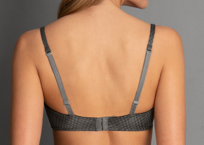 Rosa Faia Caroline anthracite padded bra Rosa Faia Caroline anthracite padded bra
