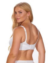 After Eden D-Cup & Up Lola white padded bra