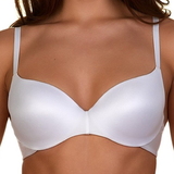 My Basic by After Eden Silky white padded bra