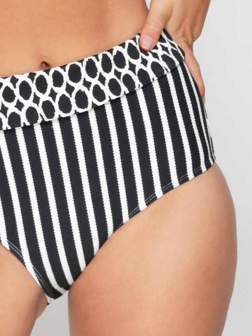 LingaDore Beach Black & White black/white bikini brief LingaDore Beach Black & White black/white bikini brief