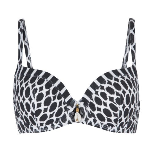 LingaDore Beach Black & White black/white padded bikini bra LingaDore Beach Black & White black/white padded bikini bra