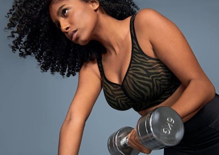 Anita Active Air Control Delta Trail black/brown sport bra Anita Active Air Control Delta Trail black/brown sport bra