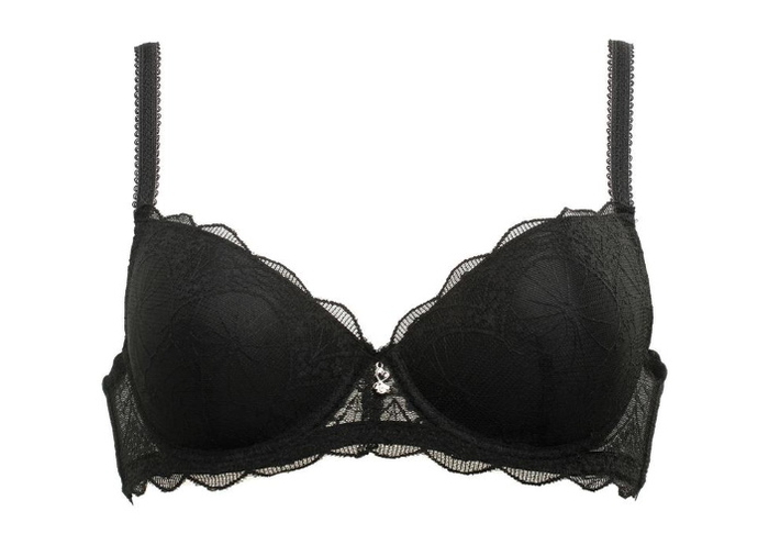 Naturana Light Lace black padded bra Naturana Light Lace black padded bra
