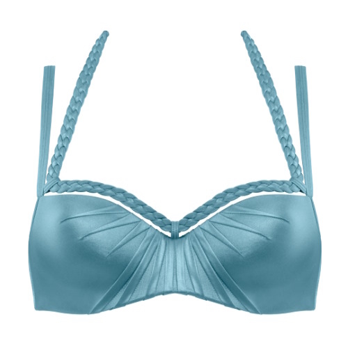 Marlies Dekkers Swimwear Holi Glamour aqua padded bikini bra Marlies Dekkers Swimwear Holi Glamour aqua padded bikini bra