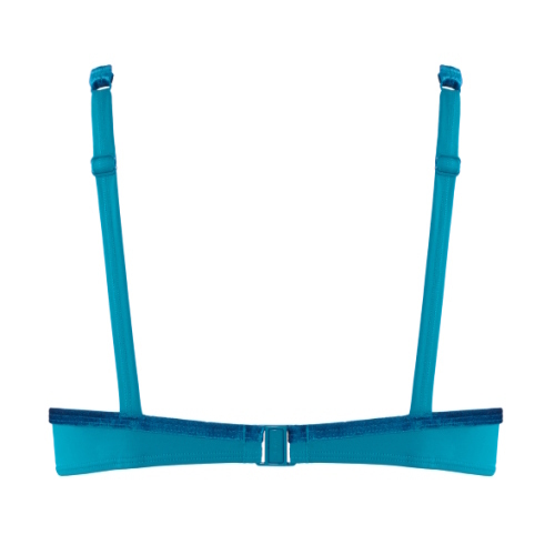 Marlies Dekkers Swimwear Velvet Kiss petrol push up bikini bra Marlies Dekkers Swimwear Velvet Kiss petrol push up bikini bra